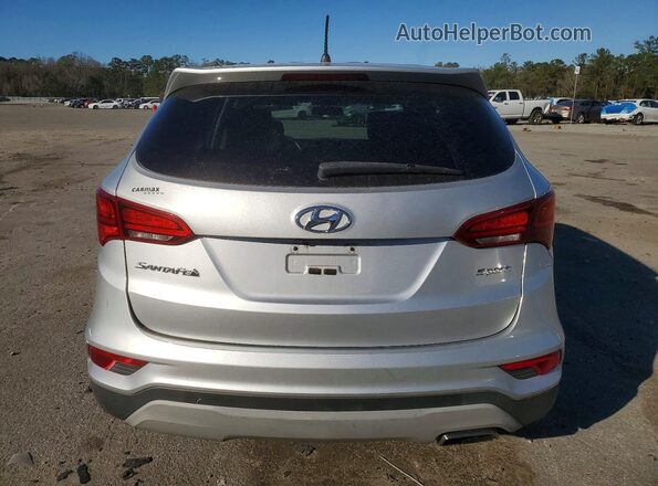 5XYZT3LB1JG563552 2018 HYUNDAI SANTA Silver Հետևի տեսք