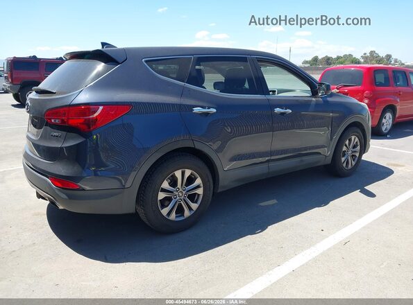 5XYZT3LB2GG372361 2016 HYUNDAI SANTA FE SPORT Blue Trasero derecho