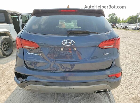5XYZT3LB2HG413671 2017 HYUNDAI SANTA Gray უკანა ხედი