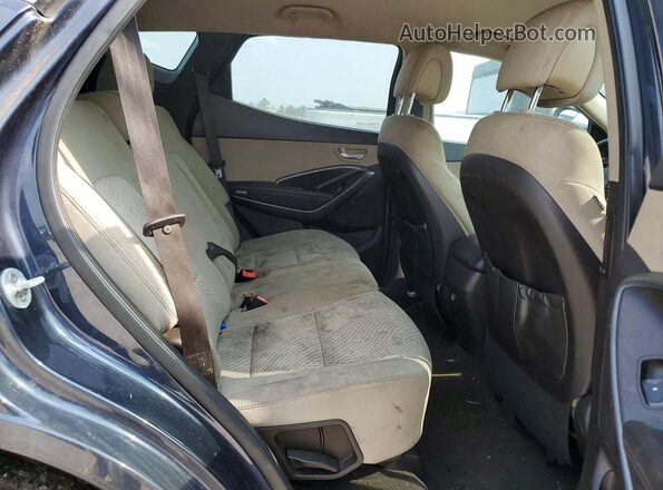 5XYZT3LB2HG413671 2017 HYUNDAI SANTA Gray უკანა სალონის ხედი