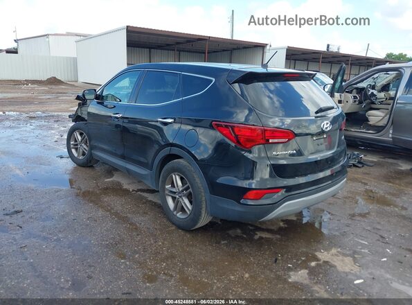 5XYZT3LB2JG563298 2018 HYUNDAI SANTA FE SPORT Black Հետևի ձախ