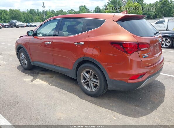 5XYZT3LB3HG415168 2017 HYUNDAI SANTA FE SPORT Orange Rear left