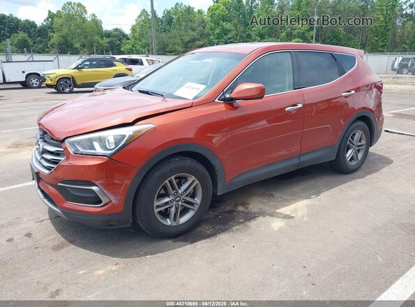 5XYZT3LB3HG415168 2017 HYUNDAI SANTA FE SPORT Orange Front left