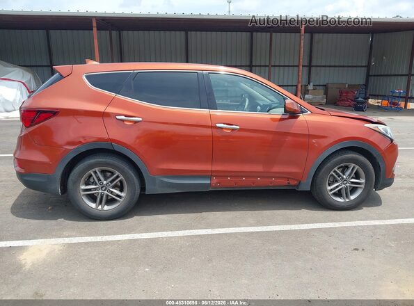 5XYZT3LB3HG415168 2017 HYUNDAI SANTA FE SPORT Orange Rear interior view