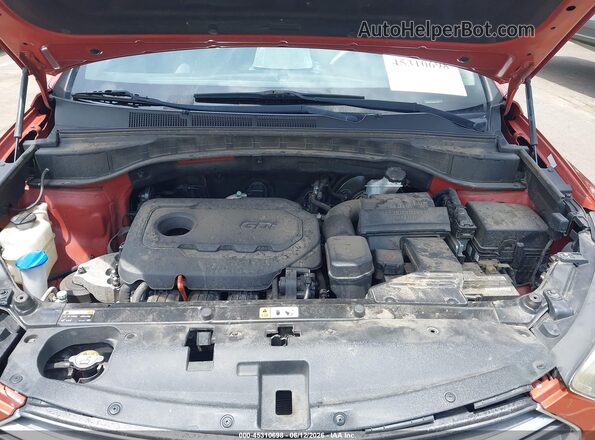 5XYZT3LB3HG415168 2017 HYUNDAI SANTA FE SPORT Orange Rear view