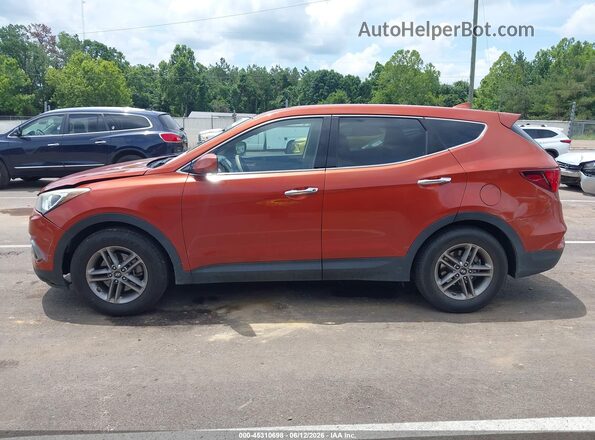 5XYZT3LB3HG415168 2017 HYUNDAI SANTA FE SPORT Orange 360 interior view
