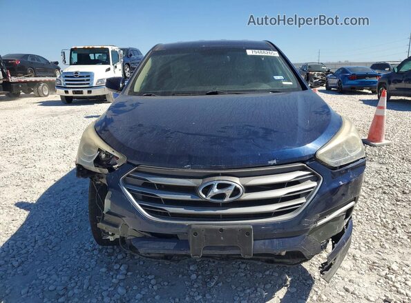 5XYZT3LB3JG527832 2018 HYUNDAI SANTA Blue Դիմացի տեսք