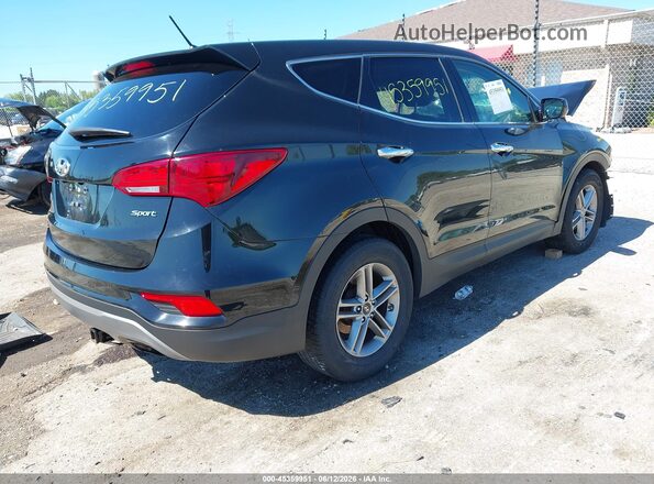 5XYZT3LB3JG531685 2018 HYUNDAI SANTA FE SPORT Black Trasero derecho
