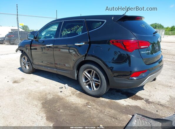 5XYZT3LB3JG531685 2018 HYUNDAI SANTA FE SPORT Black Trasero izquierdo