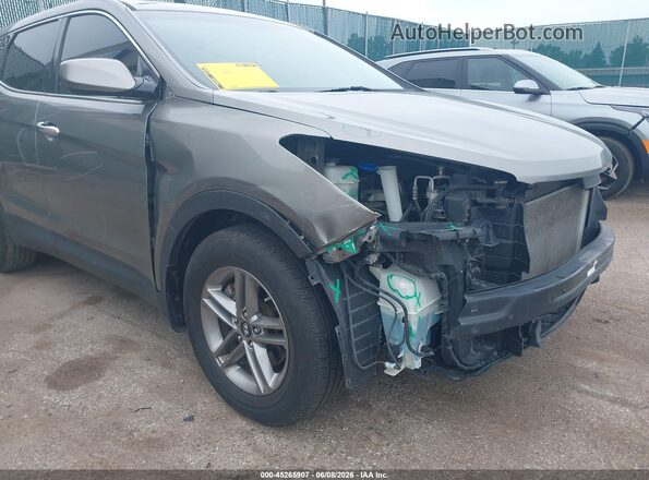 5XYZT3LB4HG381094 2017 HYUNDAI SANTA FE SPORT Gray Vista frontal