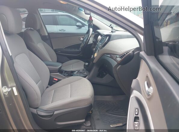 5XYZT3LB4HG381094 2017 HYUNDAI SANTA FE SPORT Gray Vista interior delantera