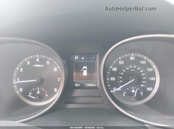 5XYZT3LB4HG381094 2017 HYUNDAI SANTA FE SPORT Gray Vista de los asientos traseros