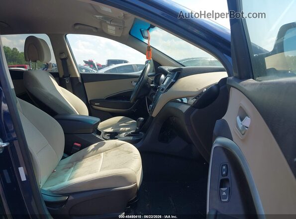 5XYZT3LB4HG401103 2017 HYUNDAI SANTA FE SPORT Blue Вид салону спереду