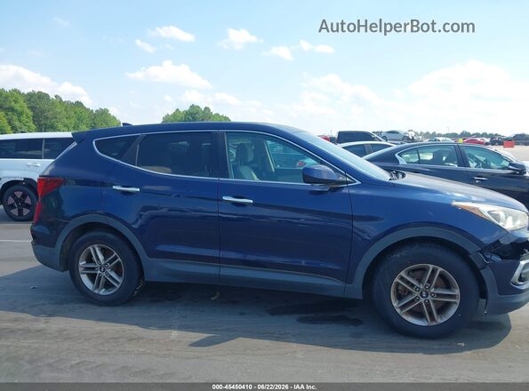 5XYZT3LB4HG401103 2017 HYUNDAI SANTA FE SPORT Blue Вид задньої частини салону