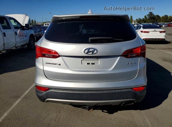 5XYZT3LB5GG350239 2016 HYUNDAI SANTA Silver Rear view