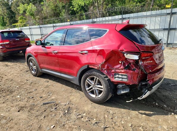 5XYZT3LB5HG435907 2017 HYUNDAI SANTA Красный Задняя левая четверть