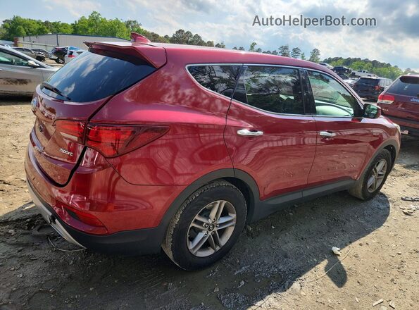5XYZT3LB5HG435907 2017 HYUNDAI SANTA Красный Задняя правая четверть