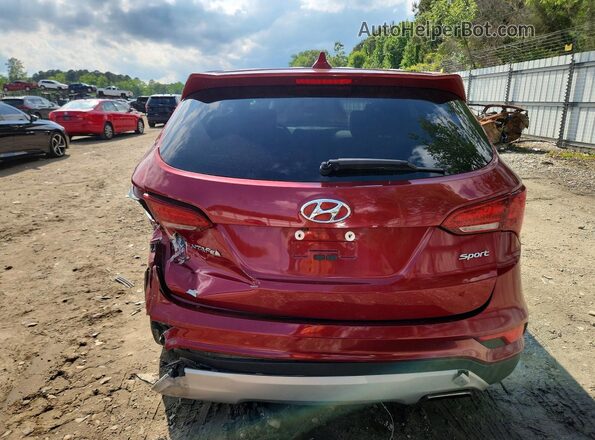 5XYZT3LB5HG435907 2017 HYUNDAI SANTA Красный Вид сзади