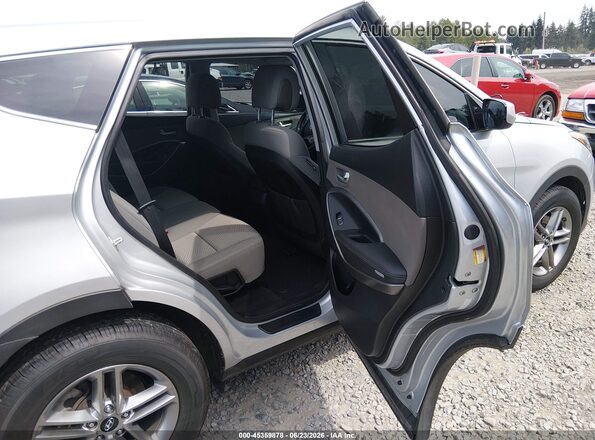 5XYZT3LB5JG525936 2018 HYUNDAI SANTA FE SPORT Silver VIN կոդի պիտակի տեսք