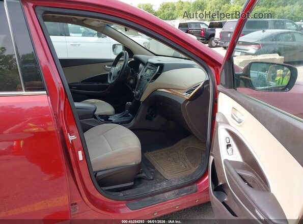 5XYZT3LB6GG336642 2016 HYUNDAI SANTA FE SPORT Red Vista interior delantera