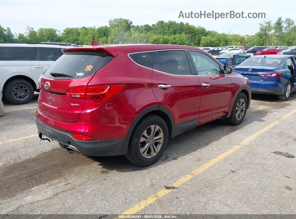 5XYZT3LB6GG336642 2016 HYUNDAI SANTA FE SPORT Red Trasero derecho