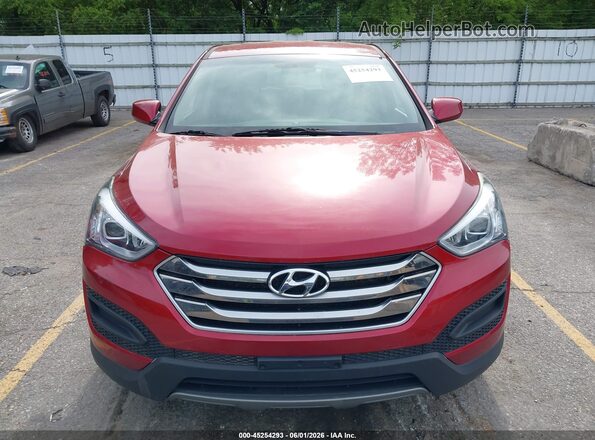 5XYZT3LB6GG336642 2016 HYUNDAI SANTA FE SPORT Red Vista del cuadro de instrumentos