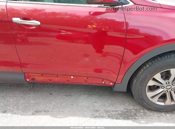 5XYZT3LB6GG336642 2016 HYUNDAI SANTA FE SPORT Red Vista frontal