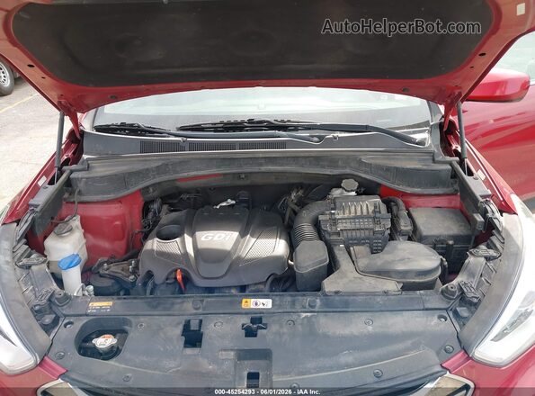 5XYZT3LB6GG336642 2016 HYUNDAI SANTA FE SPORT Red Vista trasera