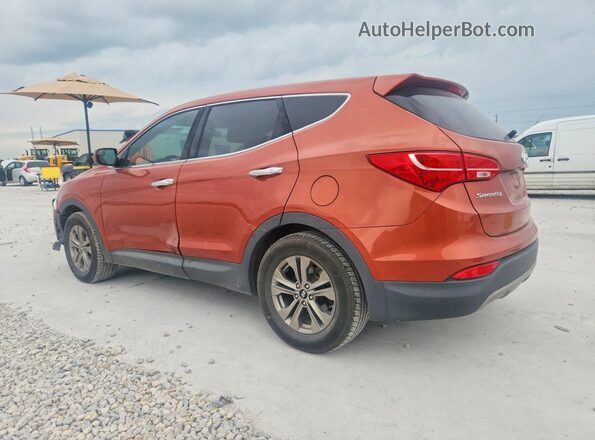 5XYZT3LB6GG373433 2016 HYUNDAI SANTA Orange Trasero izquierdo