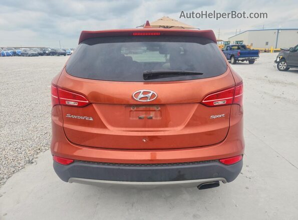 5XYZT3LB6GG373433 2016 HYUNDAI SANTA Orange Vista trasera