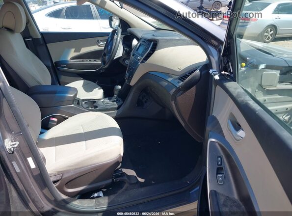 5XYZT3LB6HG479740 2017 HYUNDAI SANTA FE SPORT Gray წინა სალონის ხედი