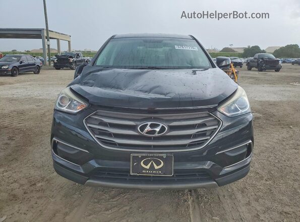 5XYZT3LB7HG435861 2017 HYUNDAI SANTA Black წინა ხედი
