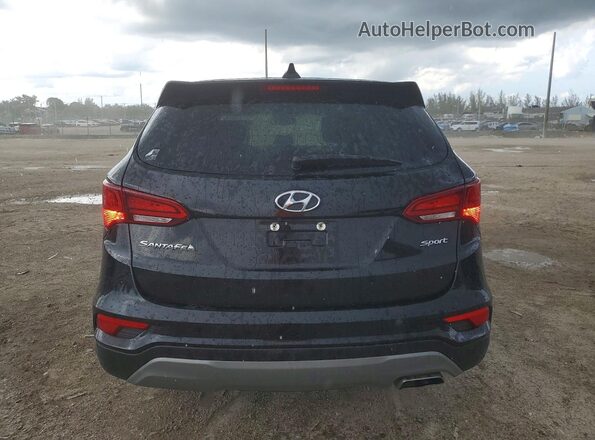 5XYZT3LB7HG435861 2017 HYUNDAI SANTA Black უკანა ხედი