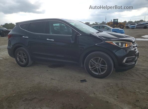 5XYZT3LB7HG435861 2017 HYUNDAI SANTA Black წინა მარჯვენა