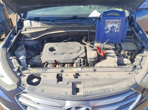 5XYZT3LB7HG465684 2017 HYUNDAI SANTA Blue უკანა სალონის ხედი