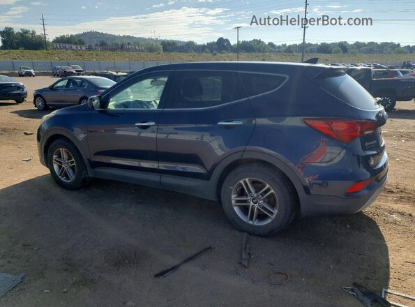 5XYZT3LB7HG465684 2017 HYUNDAI SANTA Blue უკანა მარცხენა