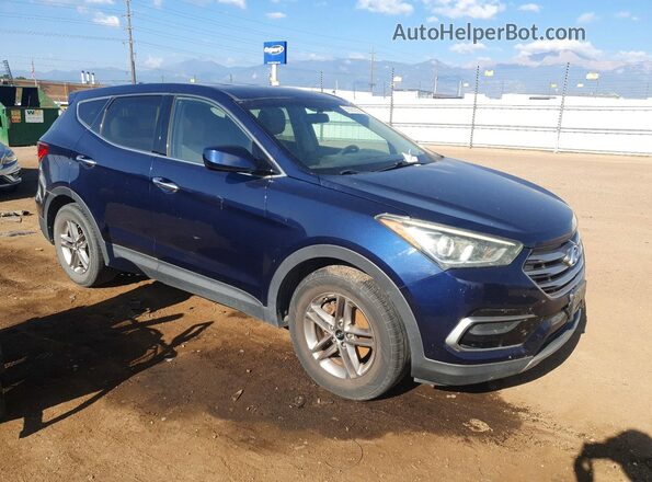 5XYZT3LB7HG465684 2017 HYUNDAI SANTA Blue წინა მარჯვენა