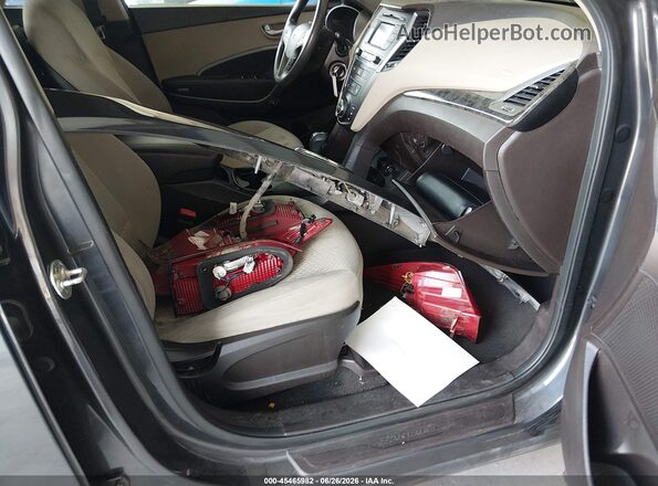 5XYZT3LB7JG545783 2018 HYUNDAI SANTA FE SPORT Gray Սալոնի դիմացի տեսք