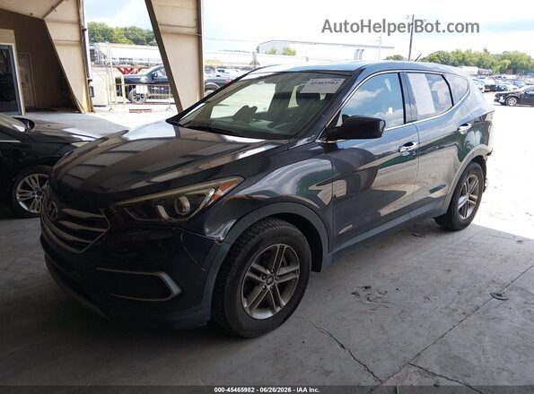 5XYZT3LB7JG545783 2018 HYUNDAI SANTA FE SPORT Gray Առջևի ձախ երեք քառորդ տեսարան