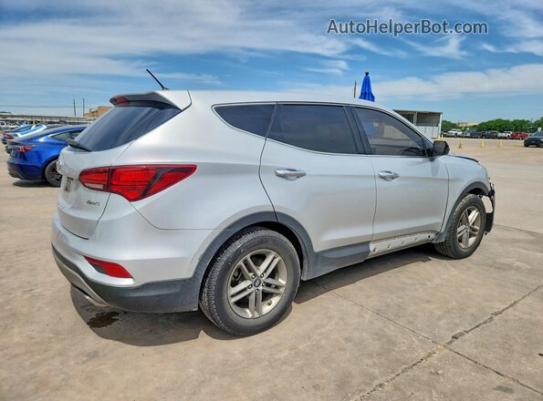 5XYZT3LB7JG560056 2018 HYUNDAI SANTA Silver Trasero derecho