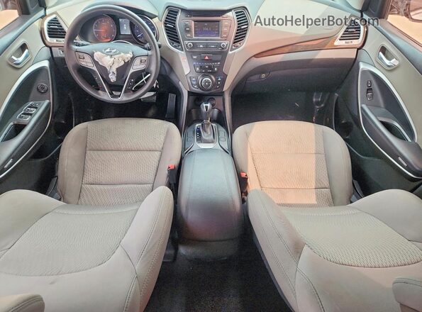 5XYZT3LB7JG560056 2018 HYUNDAI SANTA Silver Vista del salpicadero