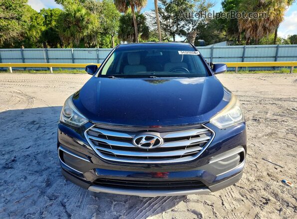 5XYZT3LB7JG565743 2018 HYUNDAI SANTA Blue 