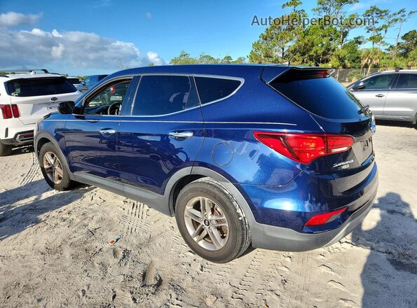 5XYZT3LB7JG565743 2018 HYUNDAI SANTA Blue 