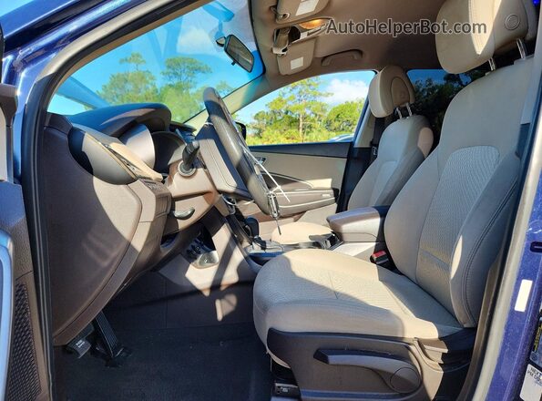 5XYZT3LB7JG565743 2018 HYUNDAI SANTA Blue 