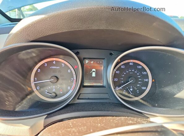 5XYZT3LB7JG565743 2018 HYUNDAI SANTA Blue 