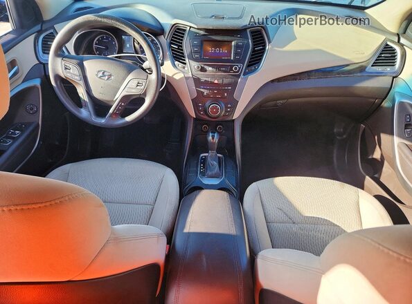 5XYZT3LB7JG565743 2018 HYUNDAI SANTA Blue 