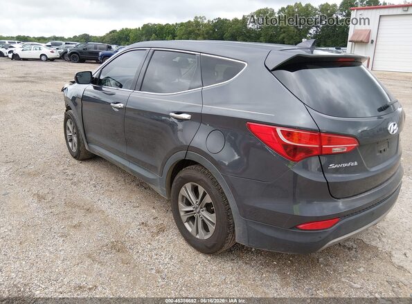 5XYZT3LB8GG332835 2016 HYUNDAI SANTA FE SPORT Black Rear left