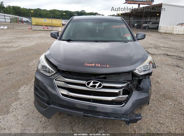 5XYZT3LB8GG332835 2016 HYUNDAI SANTA FE SPORT Black Rear view
