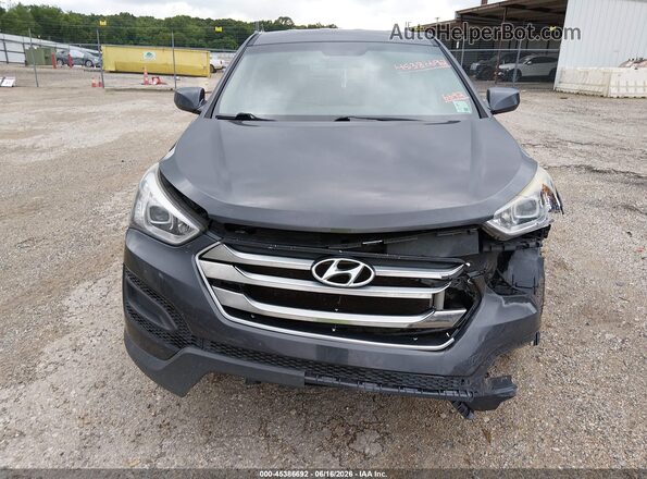 5XYZT3LB8GG332835 2016 HYUNDAI SANTA FE SPORT Black Rear interior view