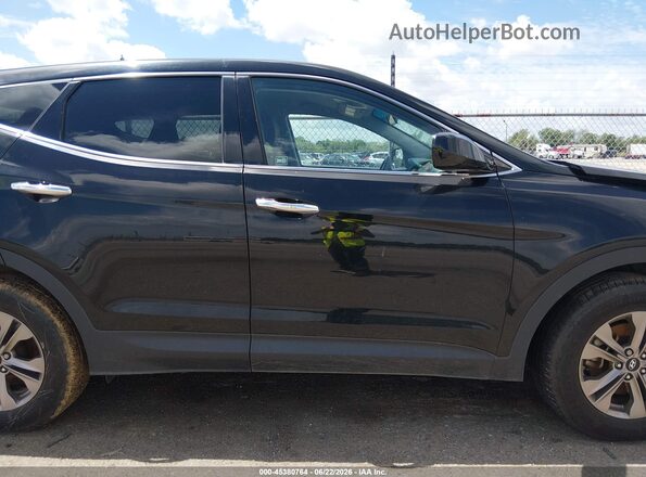 5XYZT3LB8GG374891 2016 HYUNDAI SANTA FE SPORT Black Սարքավորումների վահանակի տեսք